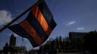 Ukrajina Doneck vlajka (SITA)